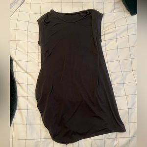 Beautiful tshirt dress, dark grey!